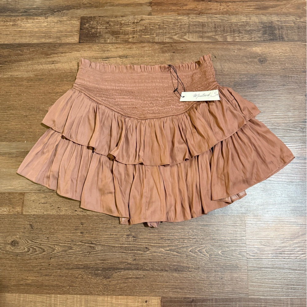 Mustard Seed Tiered Ruffle Skort